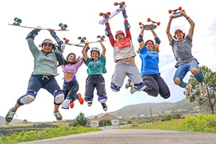 Slalom longskate Art Surf Camp Slalom longskate Art Surf Camp